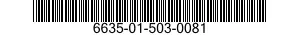 6635-01-503-0081 BLOCK,ULTRASON,AIRC 6635015030081 015030081