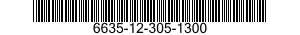 6635-12-305-1300 PRUEFAUSSTATTUNG, H 6635123051300 123051300