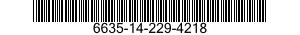 6635-14-229-4218  6635142294218 142294218