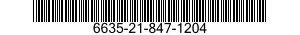 6635-21-847-1204  6635218471204 218471204