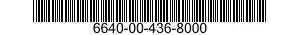 6640-00-436-8000 PIPET,BLOOD CHEMISTRY 6640004368000 004368000