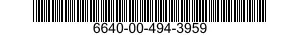 6640-00-494-3959 CYLINDER,GRADUATED,LABORATORY 6640004943959 004943959