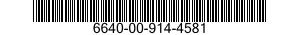 6640-00-914-4581  6640009144581 009144581