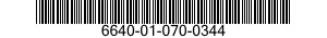 6640-01-070-0344  6640010700344 010700344