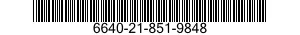 6640-21-851-9848  6640218519848 218519848