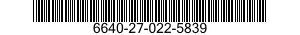 6640-27-022-5839 BARREL,SYRINGE 6640270225839 270225839