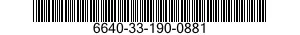 6640-33-190-0881 FLASK,ERLENMEYER 6640331900881 331900881