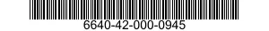 6640-42-000-0945 LABORATORY,CHEMICAL,BASE 6640420000945 420000945