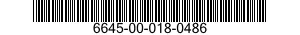6645-00-018-0486  6645000180486 000180486