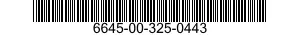 6645-00-325-0443  6645003250443 003250443