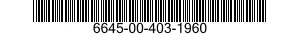 6645-00-403-1960 GENERATOR,TIME CODE 6645004031960 004031960