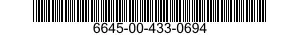 6645-00-433-0694 GENERATOR,TIME CODE 6645004330694 004330694