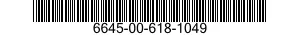 6645-00-618-1049 CLOCK,PANEL 6645006181049 006181049