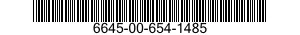 6645-00-654-1485 CLOCK,PANEL 6645006541485 006541485