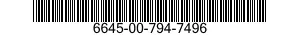 6645-00-794-7496  6645007947496 007947496