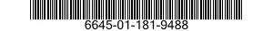 6645-01-181-9488 METER,TIME TOTALIZING 6645011819488 011819488