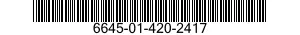 6645-01-420-2417 GENERATOR,TIME CODE 6645014202417 014202417