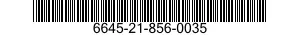 6645-21-856-0035 CLOCK,WALL 6645218560035 218560035