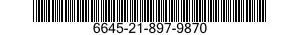 6645-21-897-9870 METER,TIME TOTALIZING 6645218979870 218979870