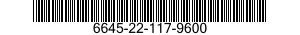 6645-22-117-9600 METER,TIME TOTALIZING 6645221179600 221179600