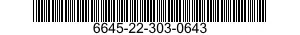 6645-22-303-0643  6645223030643 223030643