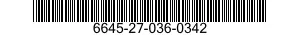 6645-27-036-0342 CLOCK,PANEL 6645270360342 270360342