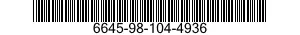 6645-98-104-4936 KEY,RECORDING,WATCHMANS CLOCK 6645981044936 981044936