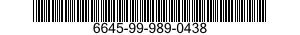 6645-99-989-0438 METER,TIME TOTALIZING 6645999890438 999890438