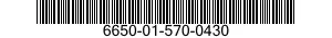 6650-01-570-0430 SPECTROPHOTOMETER 6650015700430 015700430
