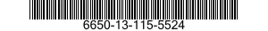 6650-13-115-5524 FILTER,LIGHT,OPTICAL INSTRUMENT 6650131155524 131155524