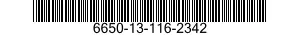6650-13-116-2342 LENS,OPTICAL INSTRUMENT 6650131162342 131162342