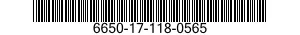 6650-17-118-0565 WINDOW,OPTICAL INSTRUMENT 6650171180565 171180565