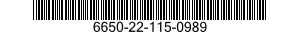 6650-22-115-0989 RETICLE,OPTICAL INSTRUMENT 6650221150989 221150989