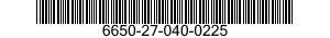 6650-27-040-0225 WINDOW,OPTICAL INSTRUMENT 6650270400225 270400225