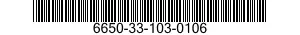 6650-33-103-0106 RETICLE,OPTICAL INSTRUMENT 6650331030106 331030106