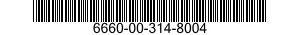 6660-00-314-8004  6660003148004 003148004