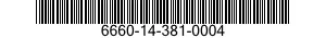 6660-14-381-0004  6660143810004 143810004