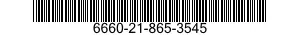 6660-21-865-3545  6660218653545 218653545