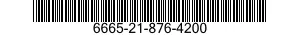 6665-21-876-4200  6665218764200 218764200