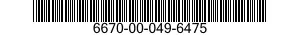 6670-00-049-6475 WEIGHT,BALANCE 6670000496475 000496475