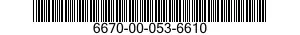 6670-00-053-6610  6670000536610 000536610
