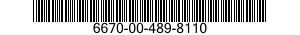 6670-00-489-8110  6670004898110 004898110