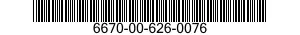 6670-00-626-0076  6670006260076 006260076