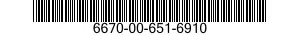 6670-00-651-6910  6670006516910 006516910