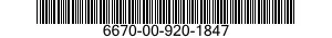 6670-00-920-1847  6670009201847 009201847