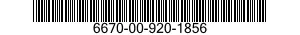 6670-00-920-1856  6670009201856 009201856