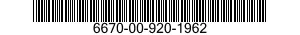 6670-00-920-1962  6670009201962 009201962