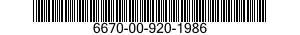 6670-00-920-1986  6670009201986 009201986