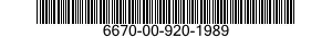 6670-00-920-1989  6670009201989 009201989