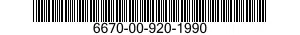 6670-00-920-1990  6670009201990 009201990
